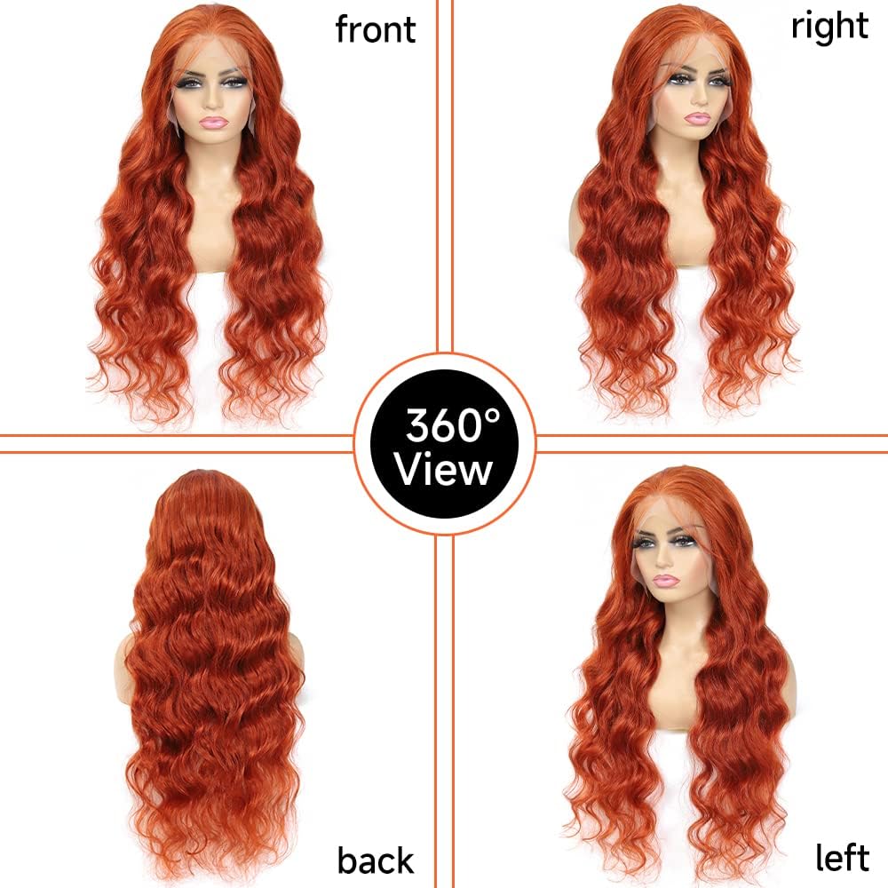 QZOQZO styled ginger wig in lifestyle portrait for event-ready confidence