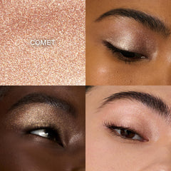 r.e.m. beauty Comet texture close-up revealing fine shimmer and smooth finish