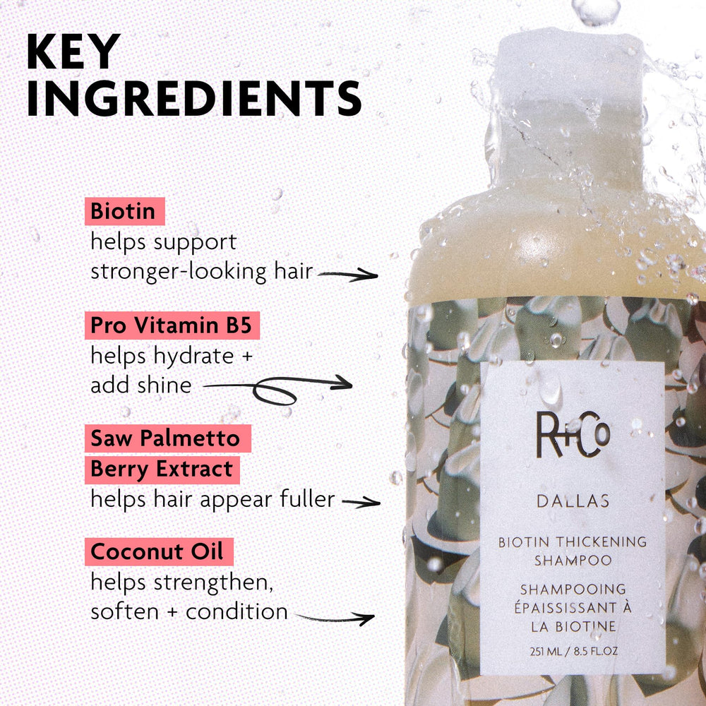R+Co DALLAS being massaged into scalp demonstrating root-lifting application benefit