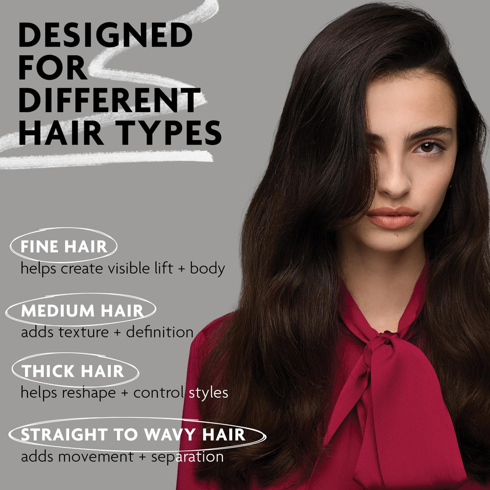 R+Co DALLAS before and after hair comparison illustrating increased volume benefit