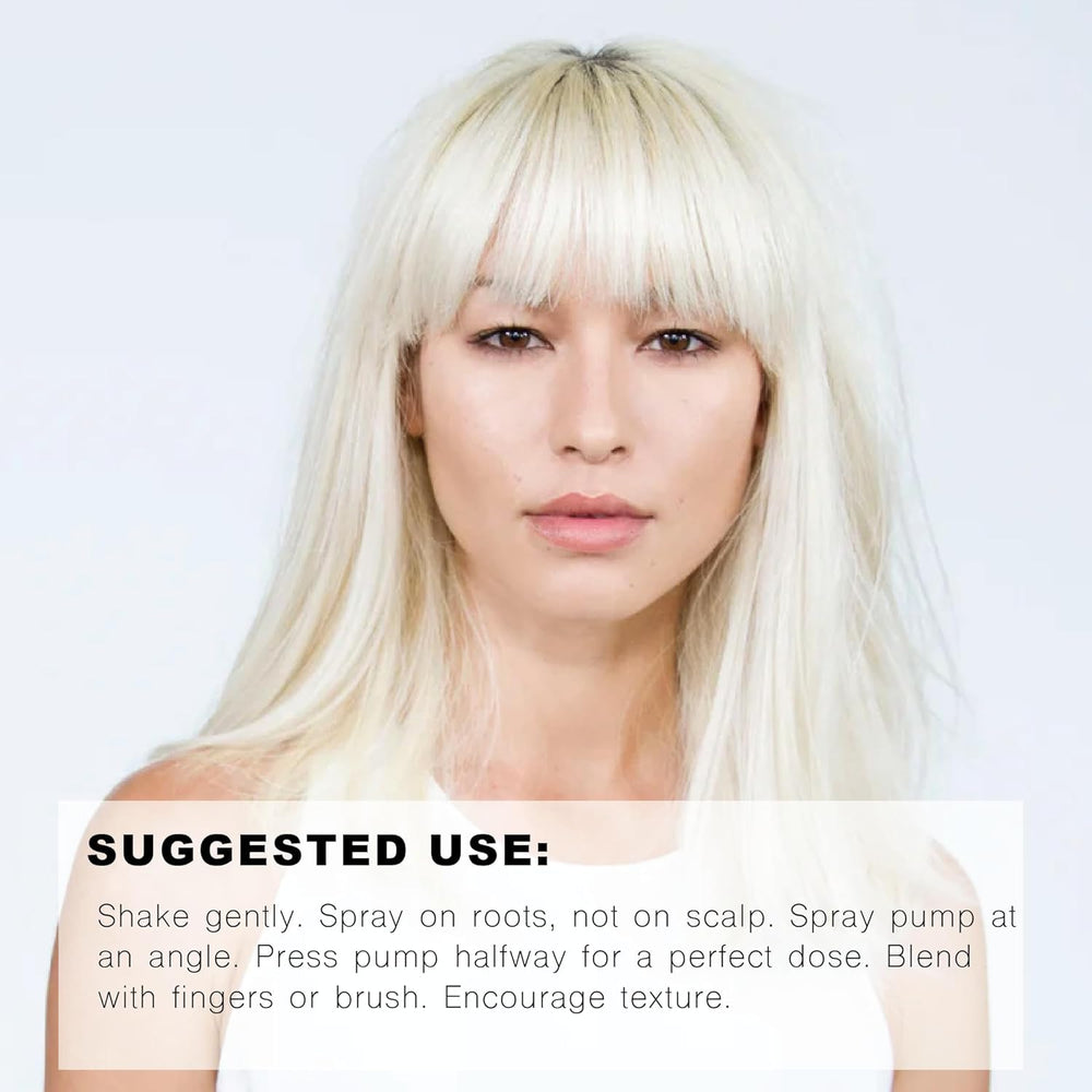 R+Co SKYLINE being applied to hair roots to refresh and instantly lift the style