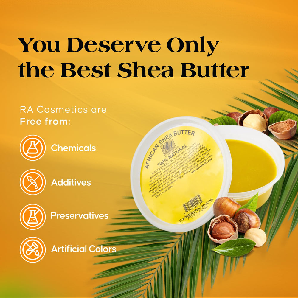 RA COSMETICS 16oz jar beside common items to show size and value