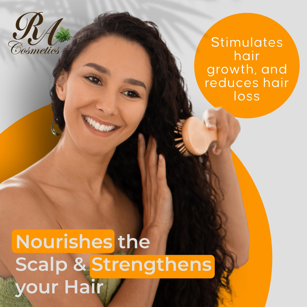 RA COSMETICS application in hands demonstrating easy warming and even distribution benefit