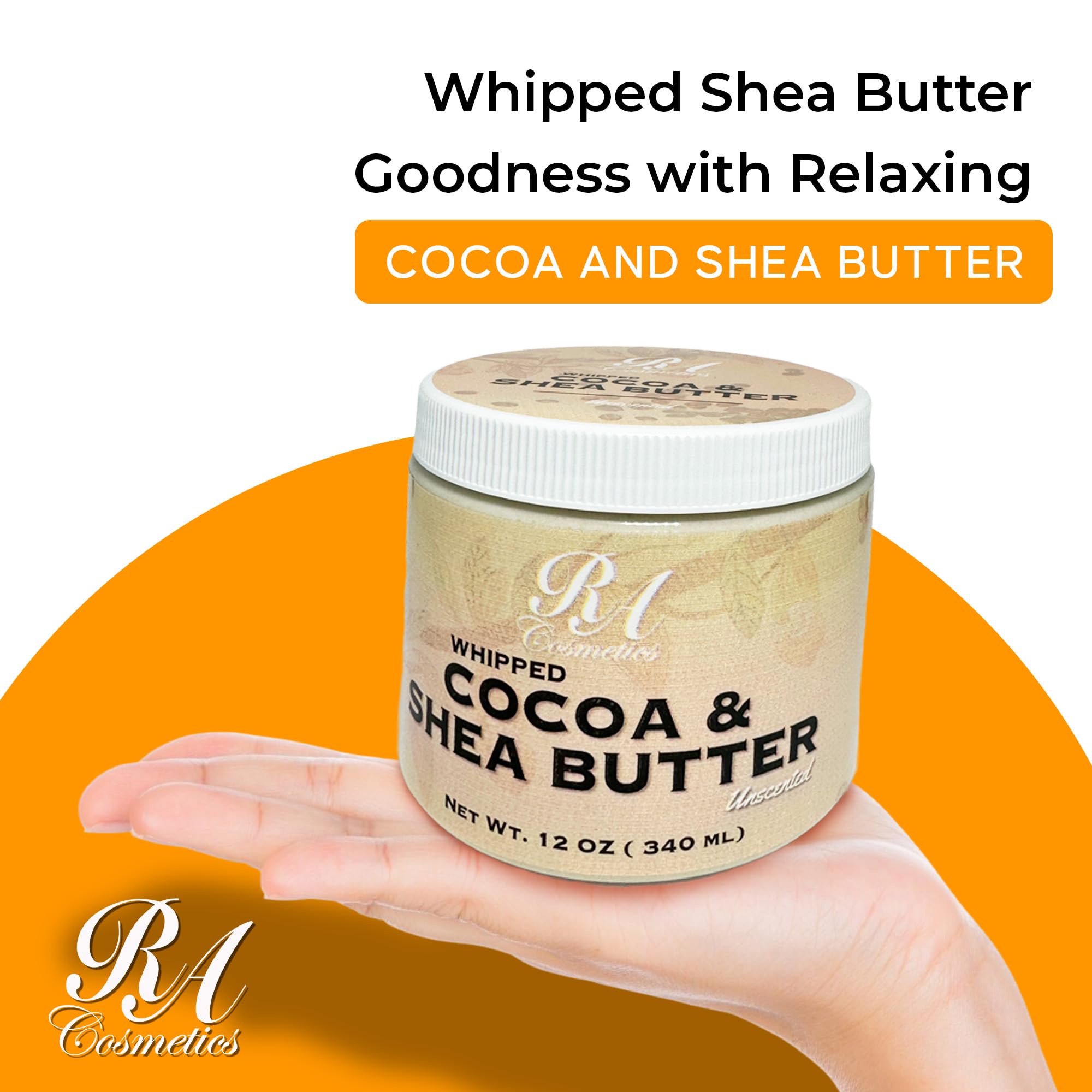 RA COSMETICS close-up whipped texture highlighting smooth application benefit