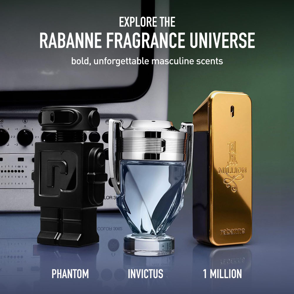 Rabanne 1 Million packaging and box displayed to show designer presentation benefit