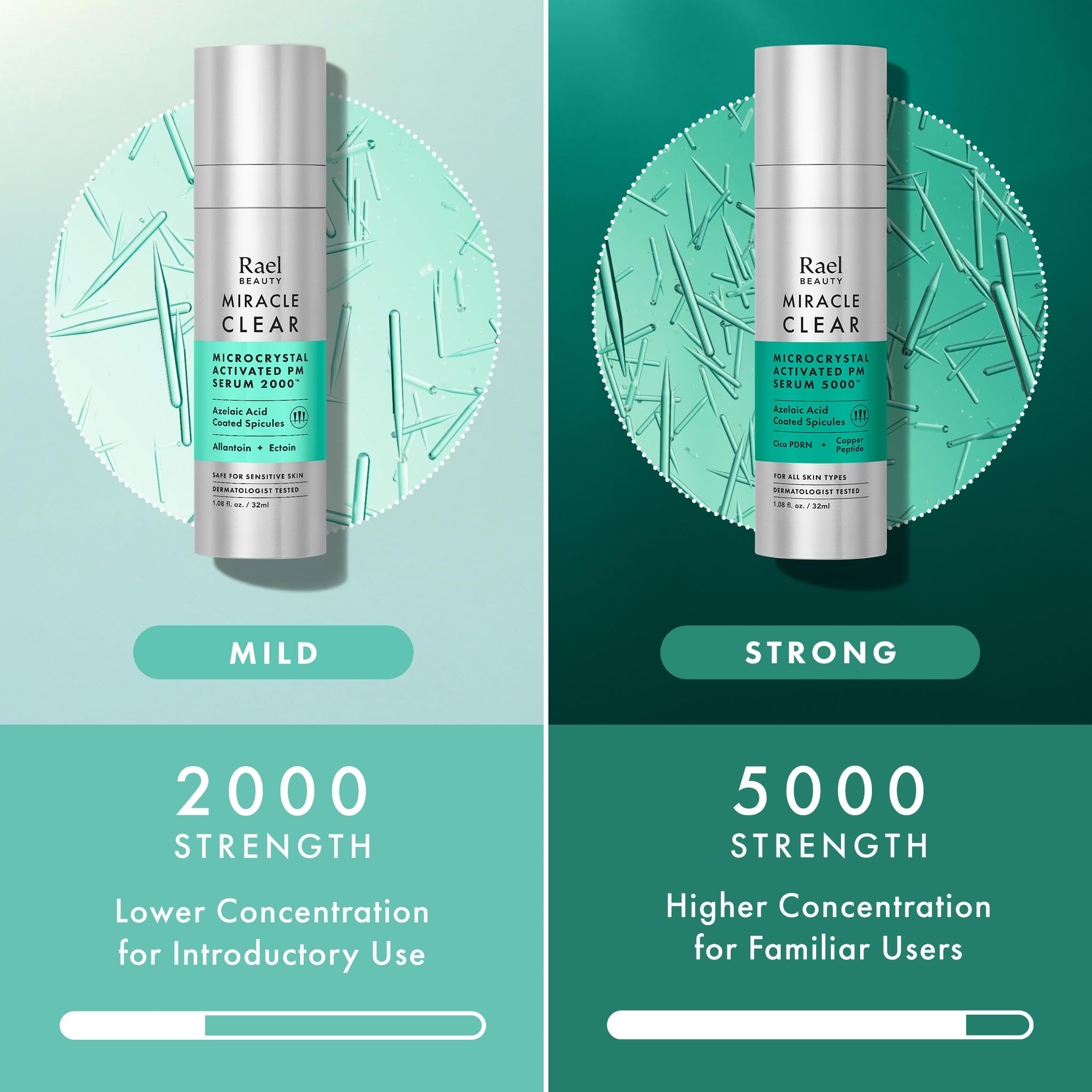 Rael product staged in nighttime routine for calming barrier support