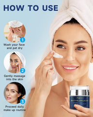 Ragkun ingredient highlights retinol and collagen display emphasizing active anti-aging benefits