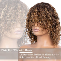 RAGMZZE bang close-up highlights water wave texture for face-framing