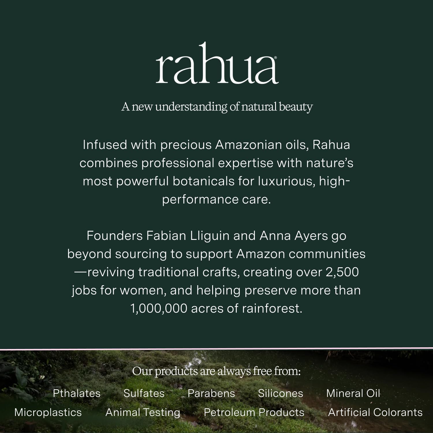 Rahua shampoo bottle in bathroom routine suggesting luxurious daily cleansing