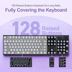Raised Button side profile showing raised cylindrical trapezoid keycap shape