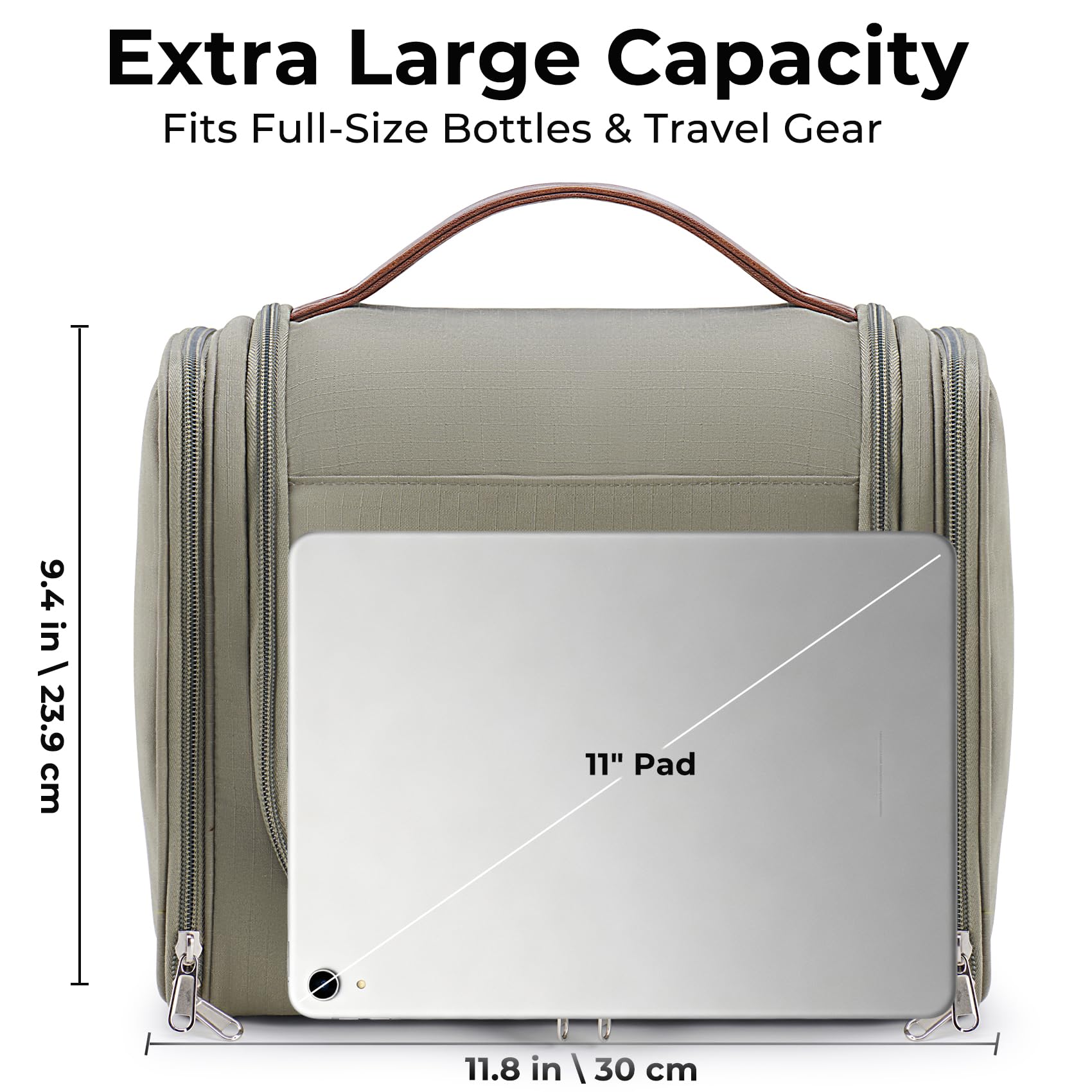 Ralnitote hanging open bag displaying compartments for quick access and visibility