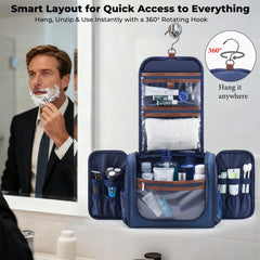 Ralnitote top-flip main compartment revealing roomy interior and upright storage
