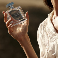 RALPH LAUREN FRAGRANCES side profile showing glass silhouette and portable size