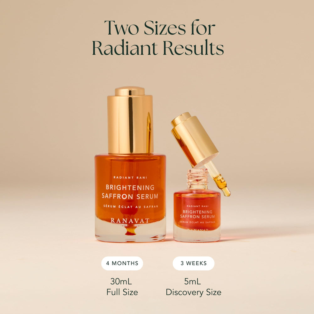 RANAVAT serum layered under moisturizer demonstrating daytime protection benefit