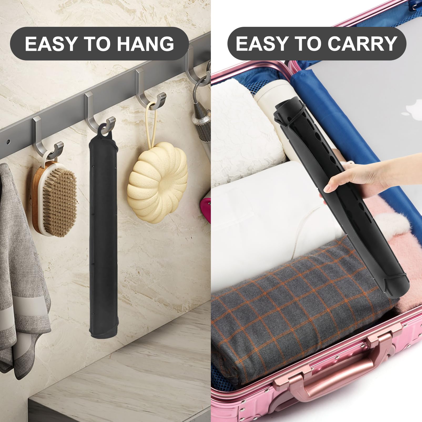 Ranphykx on vanity organizing dryer, brushes and makeup tools