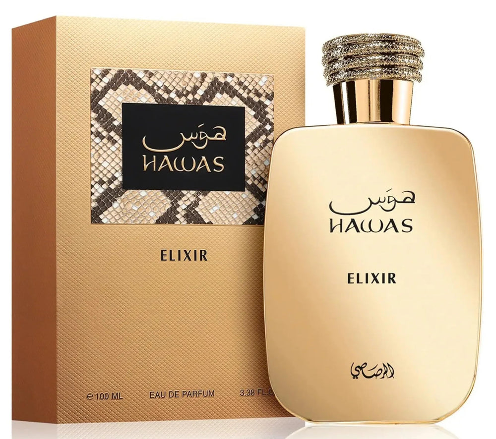 Person wearing Rasasi Hawas Elixir in evening setting conveying confidence and lasting scent