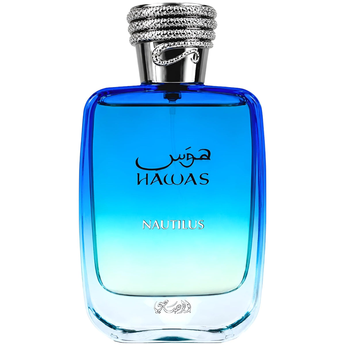 Rasasi Hawas Nautilus front packaging showing bottle and label for confident selection
