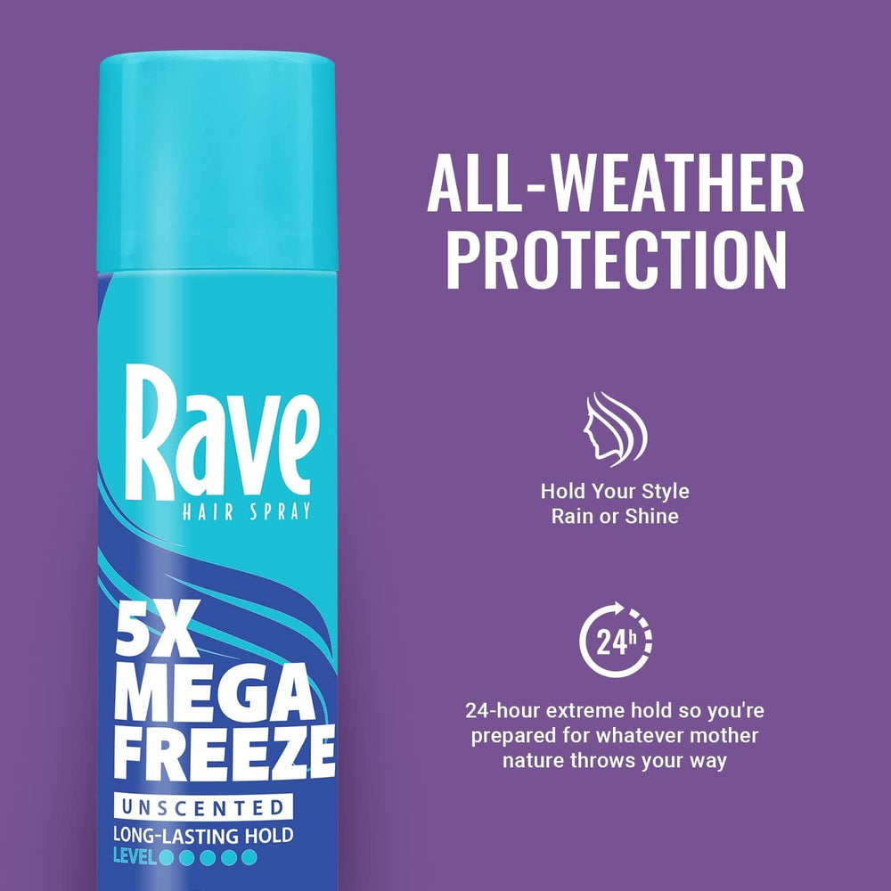 rave can in hand for size and portability advantage