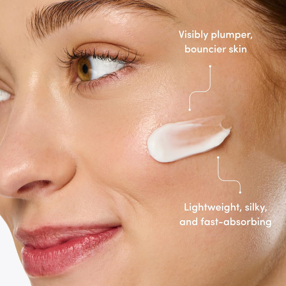 Ravie Beauty cream texture close-up showing silky finish for fast absorption