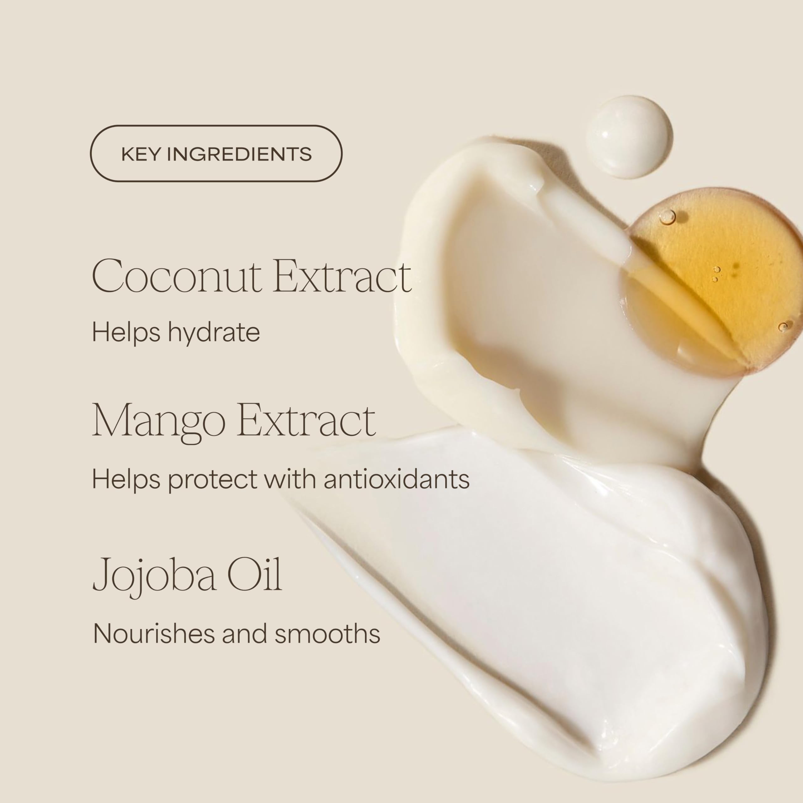 RAW SUGAR bottle label detail showing ingredients and clean-formula benefits