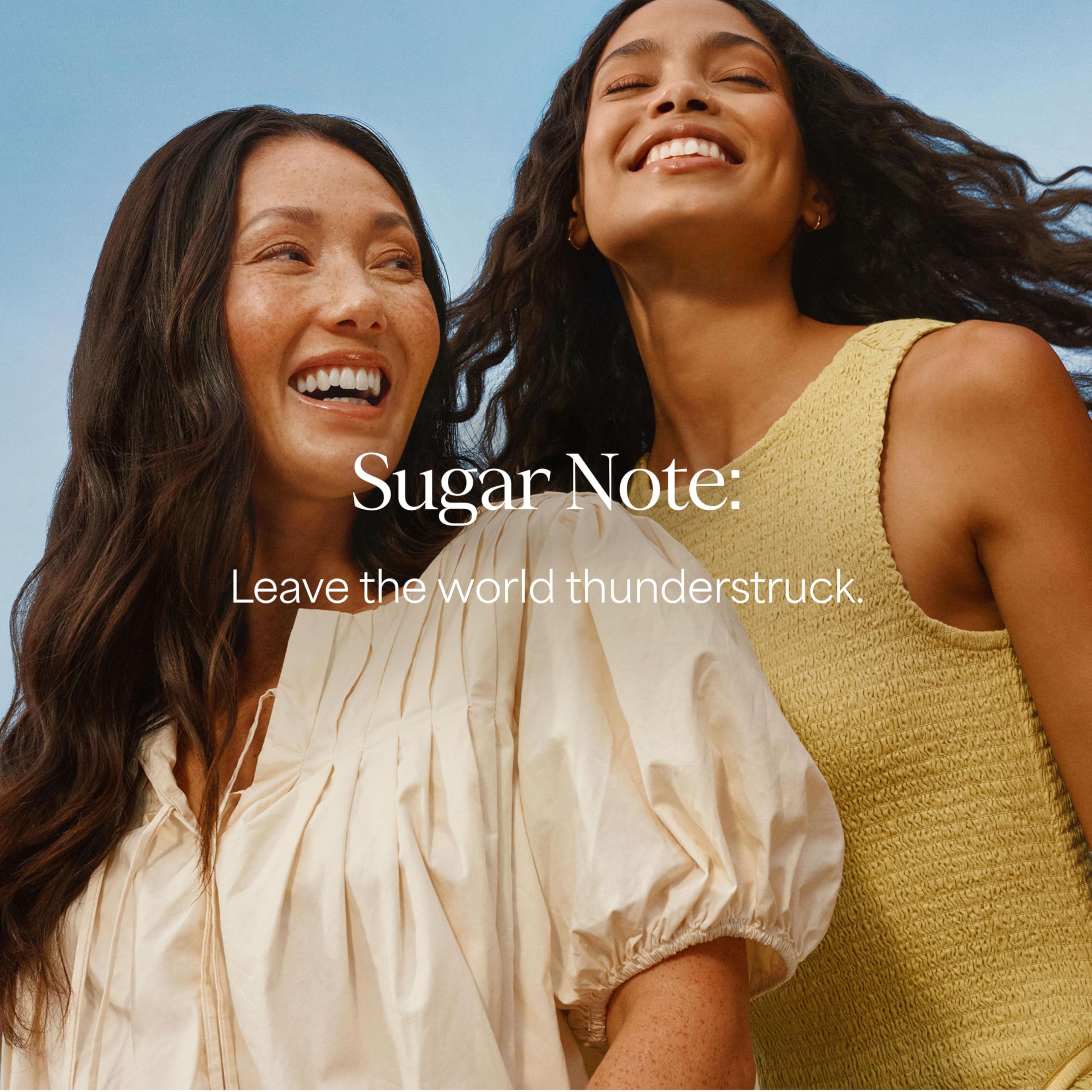RAW SUGAR in-shower use with someone applying shampoo illustrating ease of use