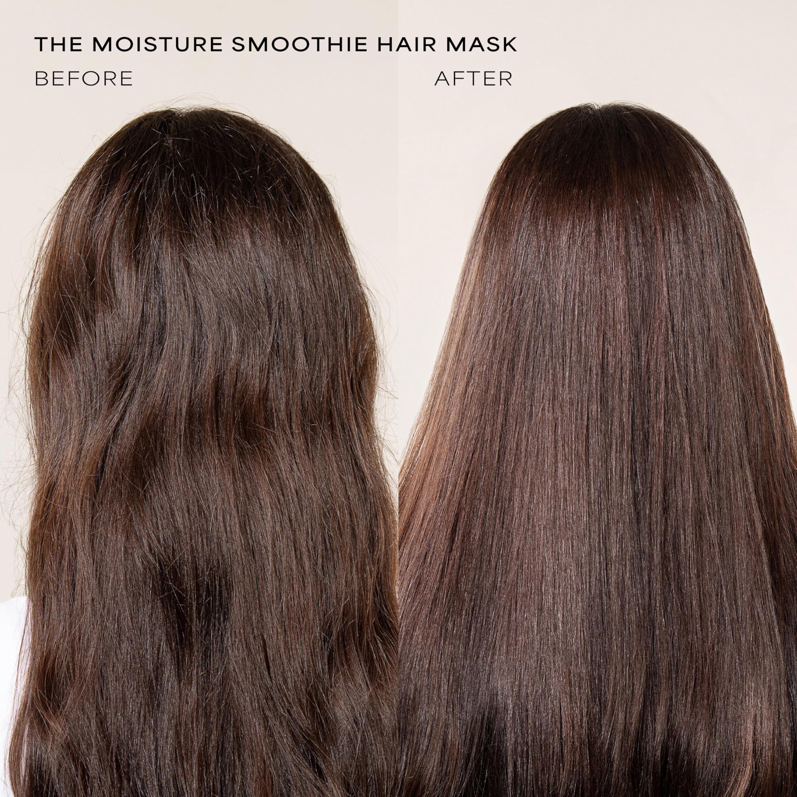 Creamy Moisture Smoothie Mask texture with avocado and banana to restore softness and shine
