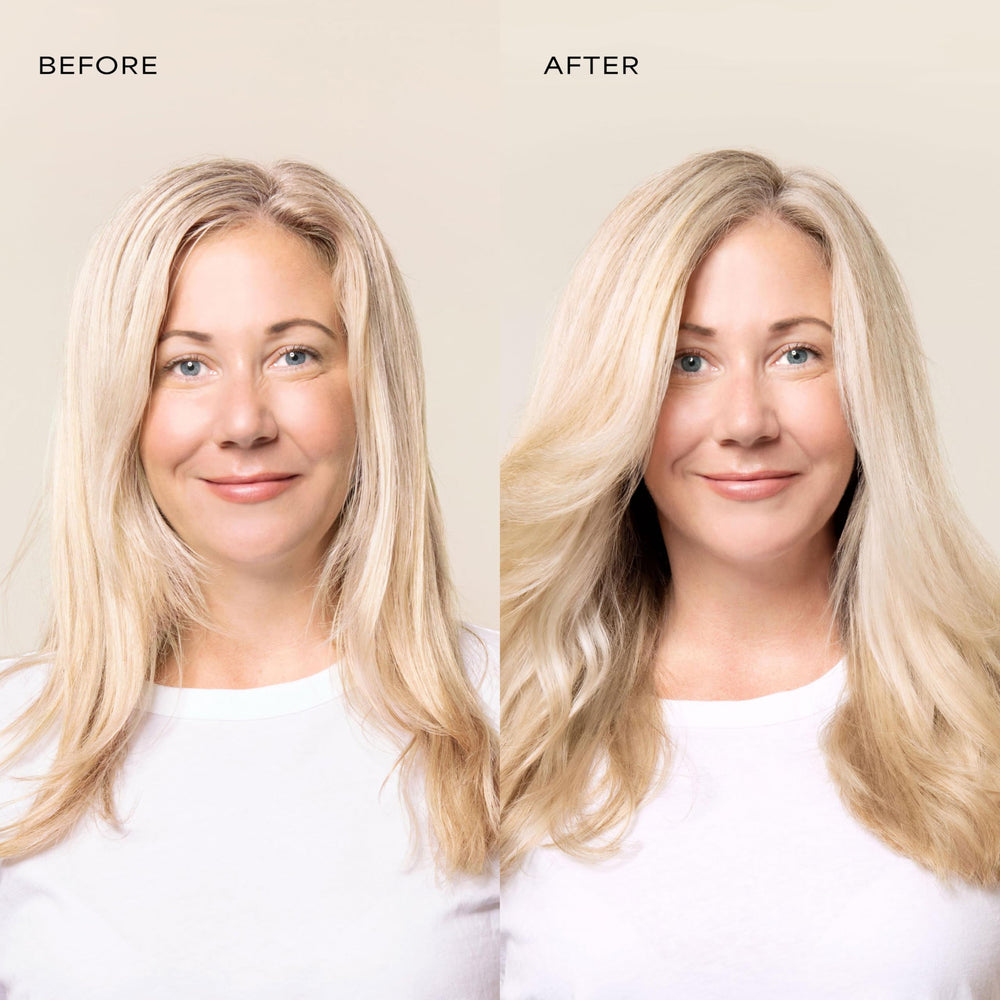 Raw Sugar conditioner texture pouring to show lightweight hydration