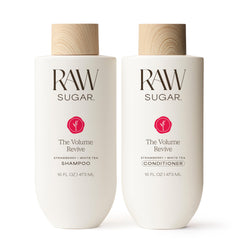 Raw Sugar front packaging showing duo and volumizing benefit