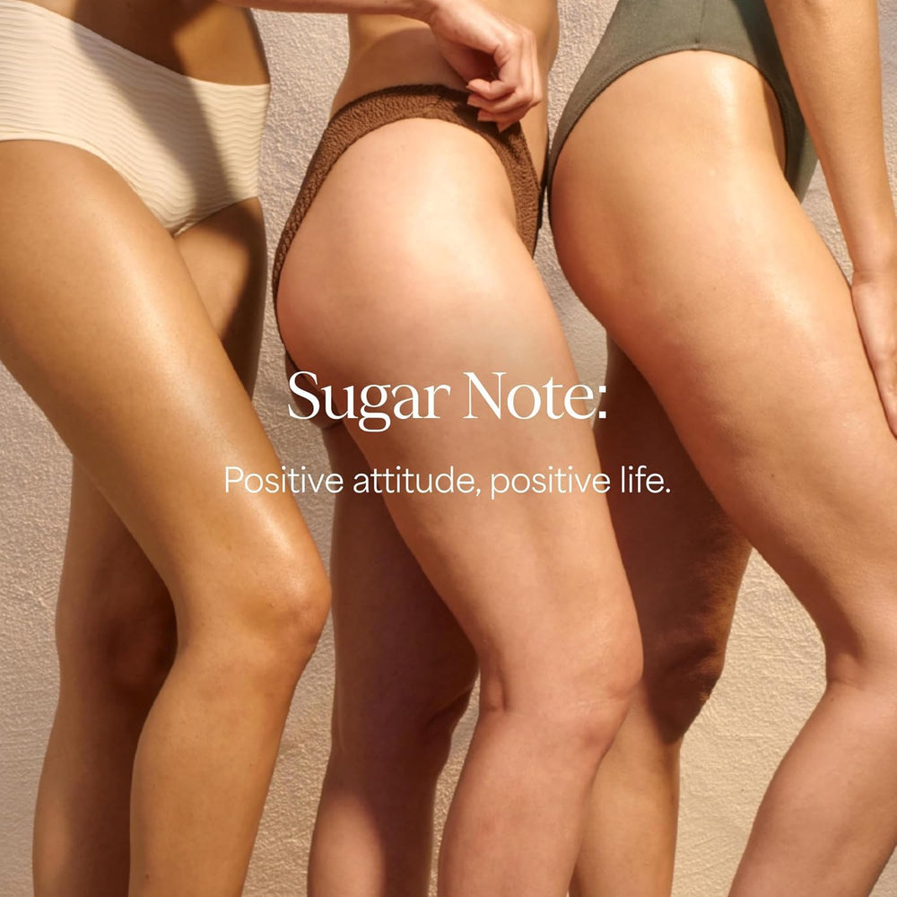 RAW SUGAR in-shower lifestyle image promoting refreshing, uplifting scent