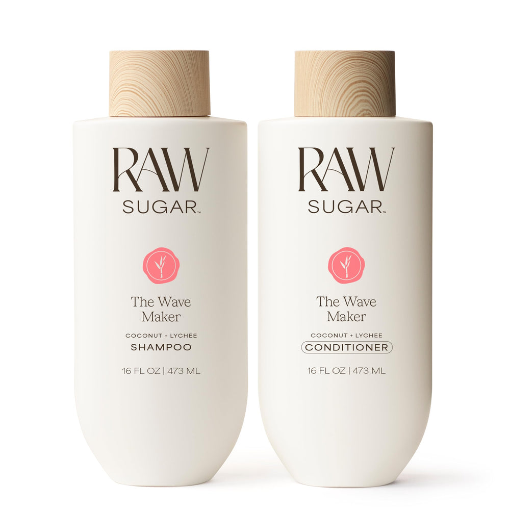 RAW SUGAR front packaging showing duo and travel-ready benefit