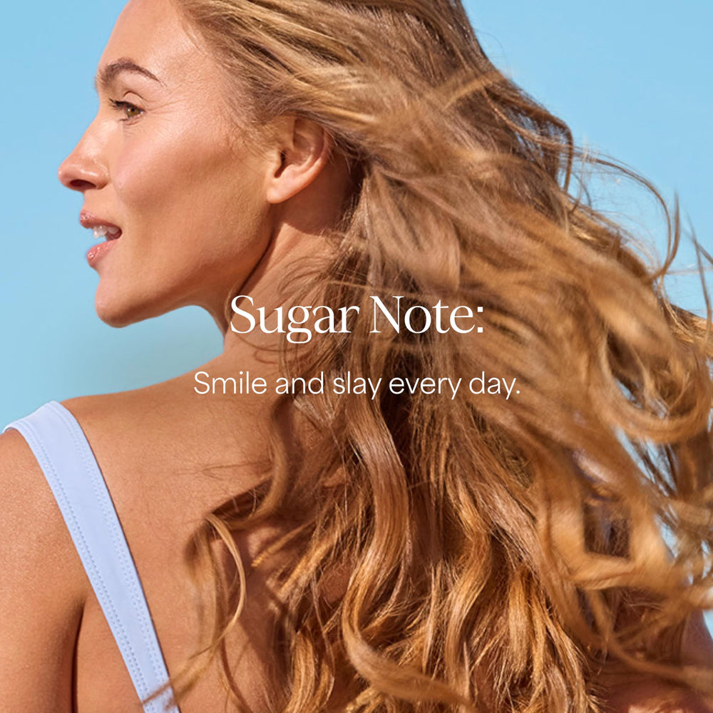 RAW SUGAR in-shower use depicting easy application and control