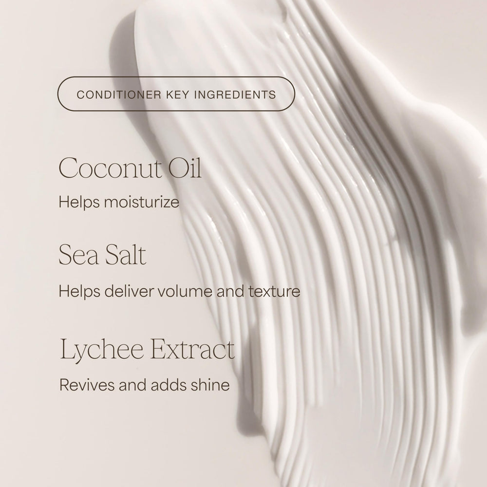 RAW SUGAR lychee and sea salt ingredients emphasizing natural texture