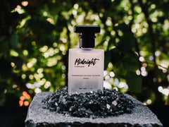 RawChemistry oil drop on skin illustrating moisturizing, long-lasting scent