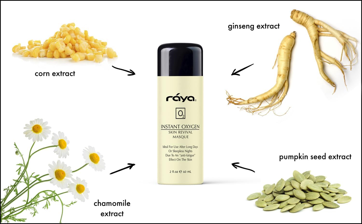 Raya ginseng extract detail highlighting natural revitalizer