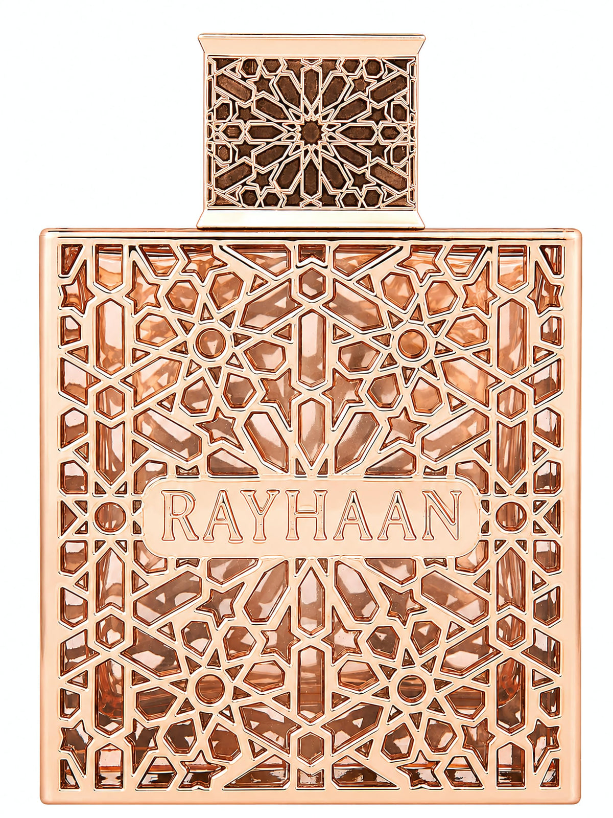 RAYHAAN Divine front bottle showing elegant label and lasting impression