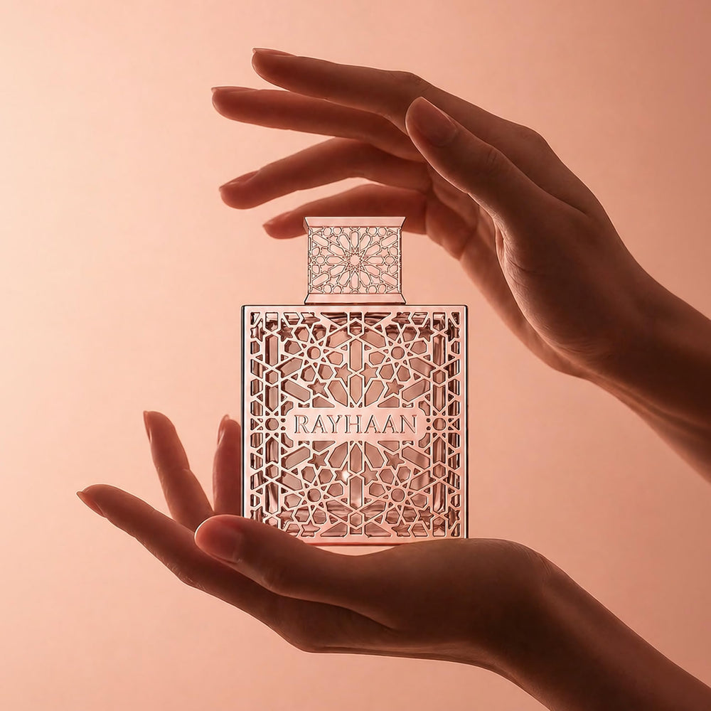 RAYHAAN Divine top notes display litchi bergamot ginger for fresh opening