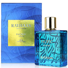 RAYHAAN Pacific close-up of bergamot and cypress notes highlighting fragrance profile