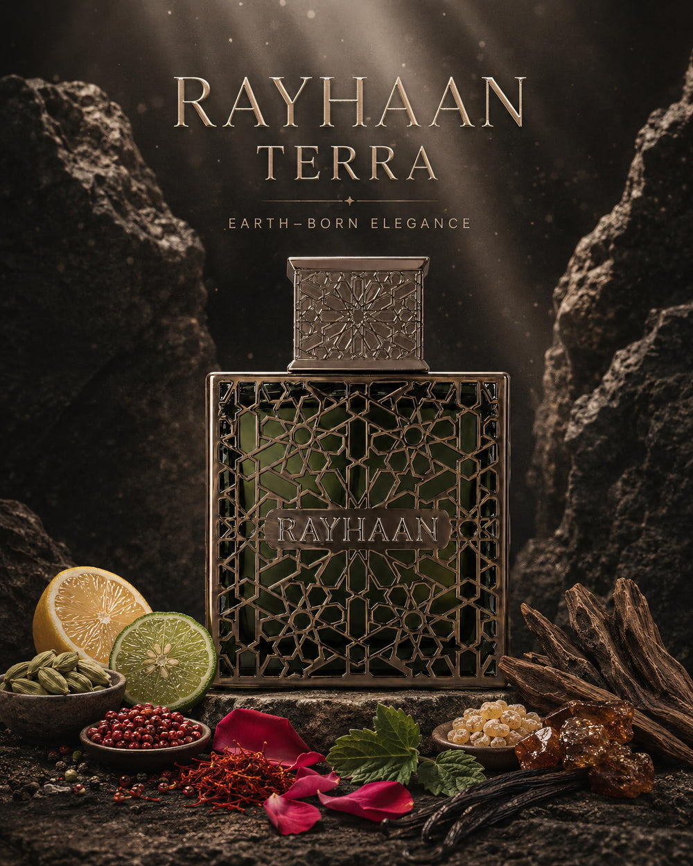 RAYHAAN boxed packaging for gifting and collector presentation