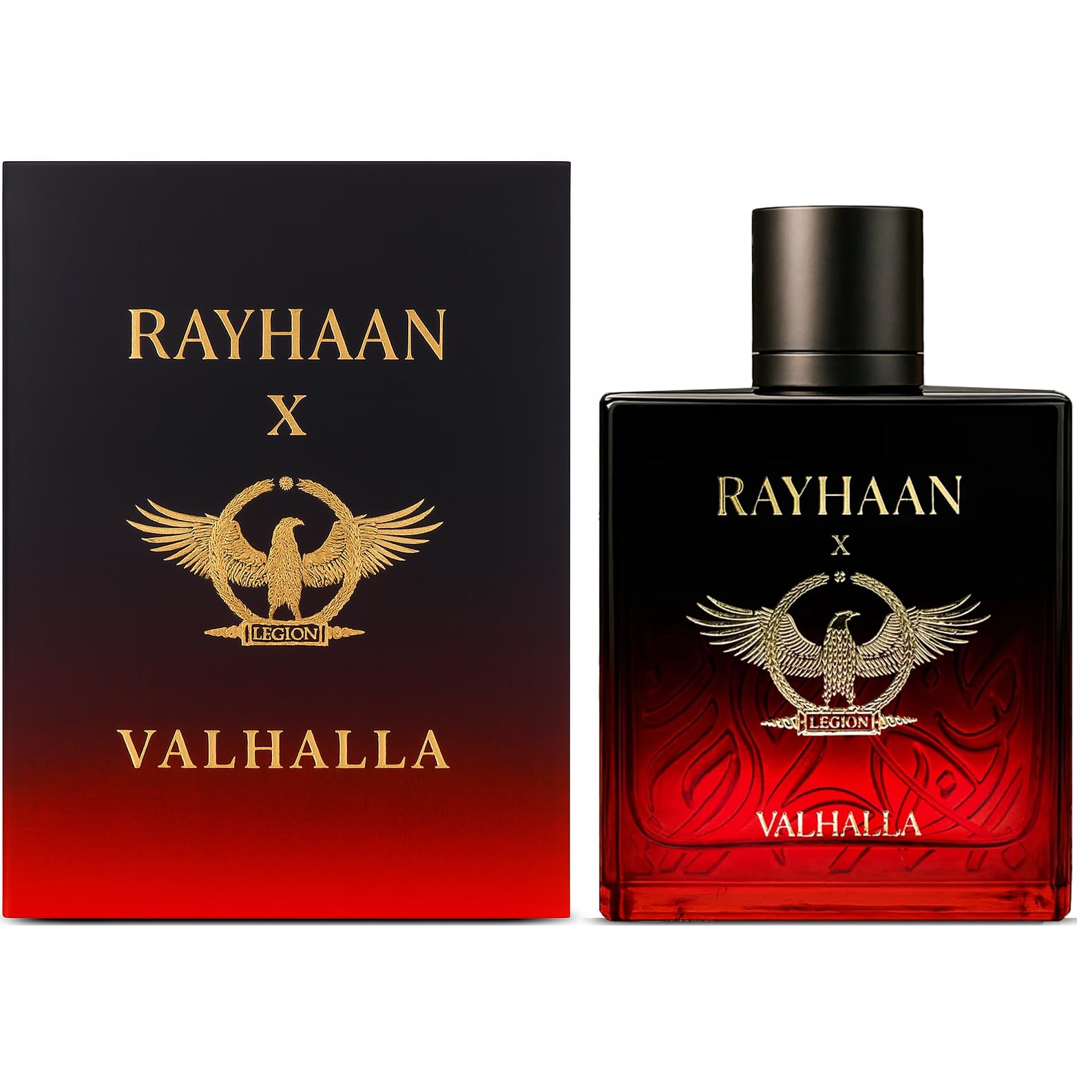 Rayhaan Valhalla side label detail highlighting notes and premium packaging benefits