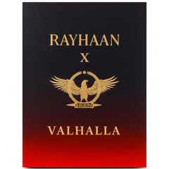 Rayhaan Valhalla spray in use on wrist demonstrating application and lasting projection