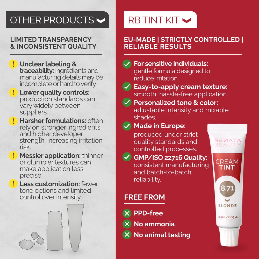 RB RENATA BEAUTY applying tint at hairline for exact gray coverage