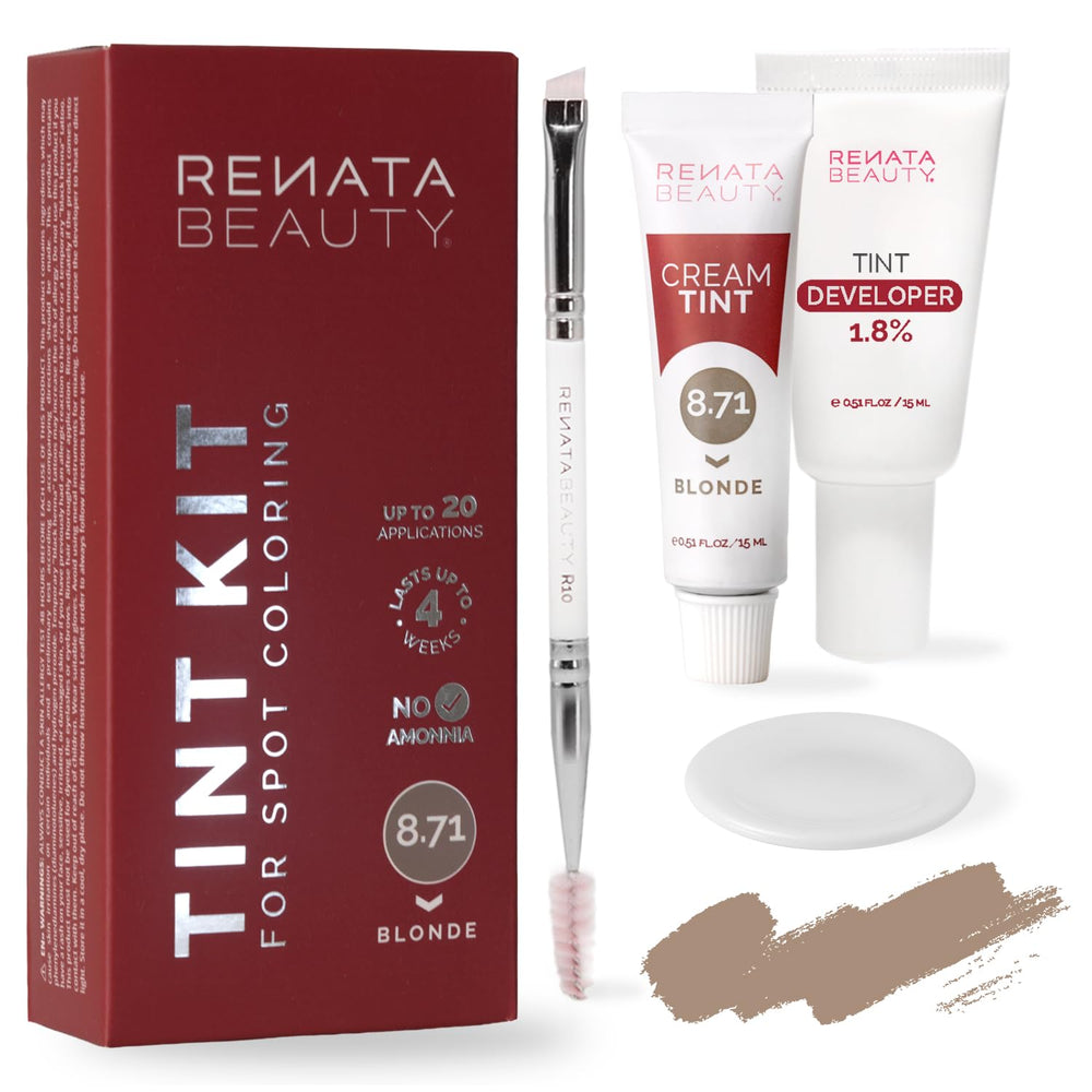 RB RENATA BEAUTY front packaging showing blonde kit and benefits