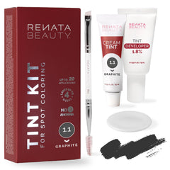 RB RENATA BEAUTY front packaging showing compact tint kit and benefits