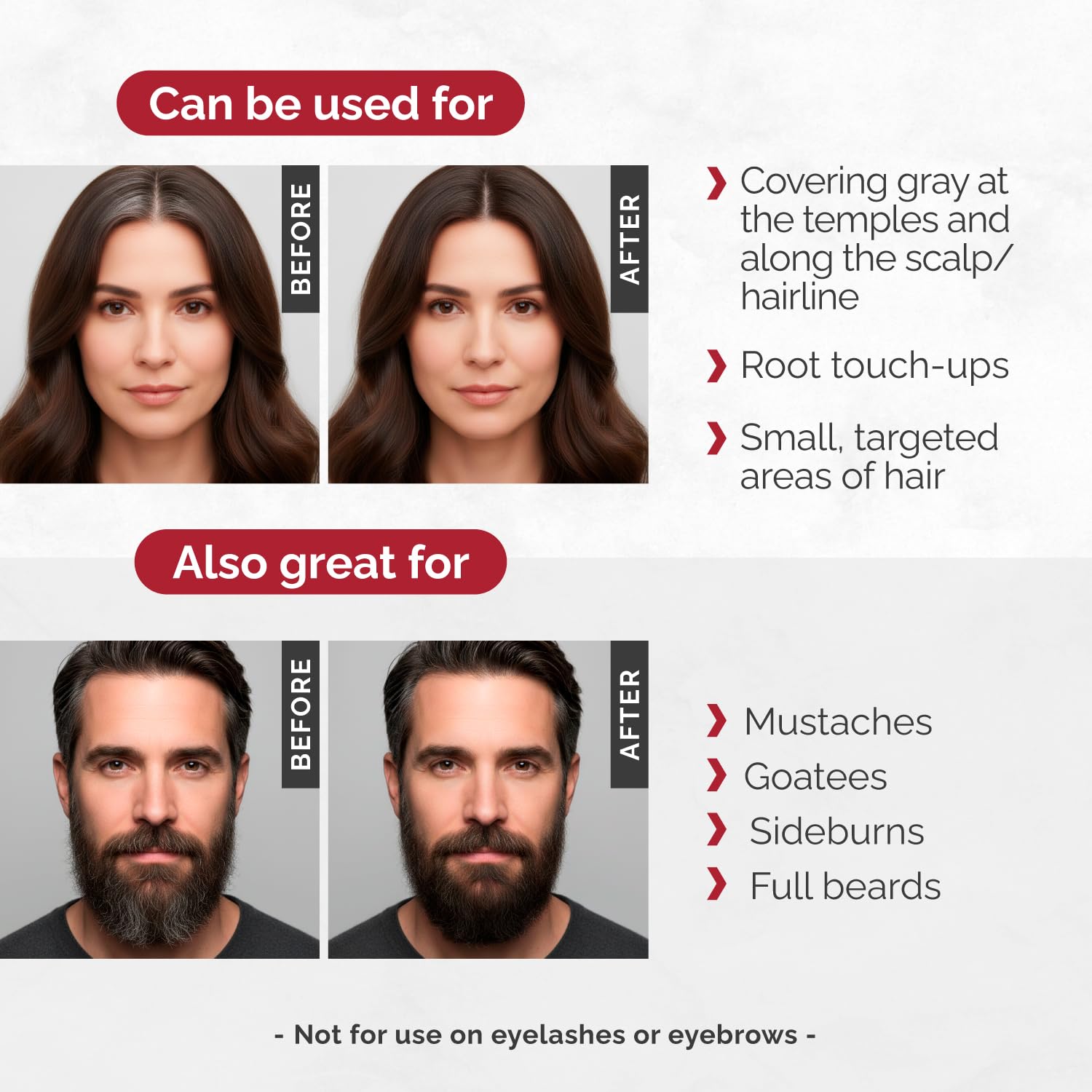 RB RENATA BEAUTY ingredients label showing conditioning components for smoother hair