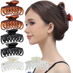 RC ROCHE front pack showing six medium brown and black clips for versatile styling