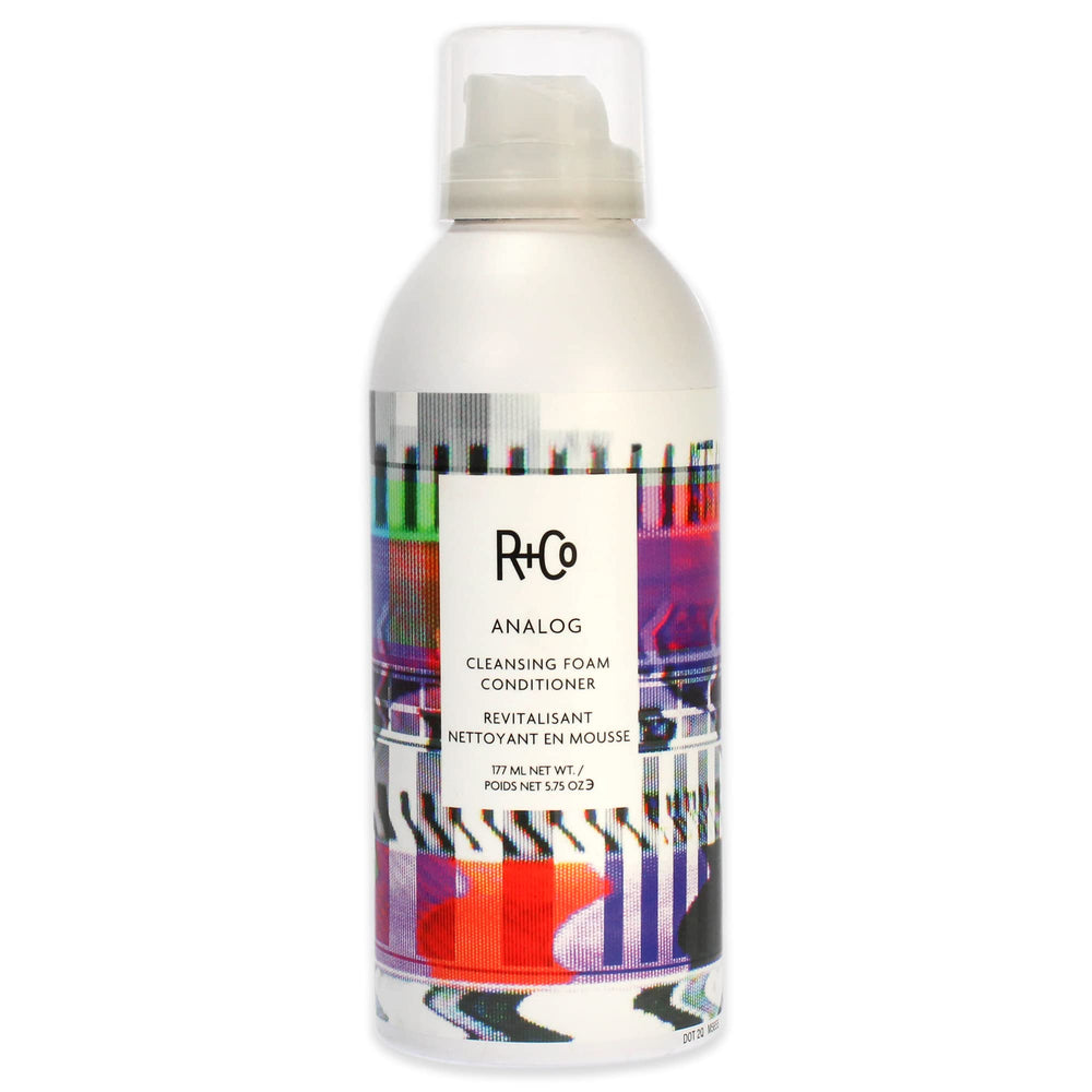 R+Co ANALOG front bottle showing label and volume for quick product ID and benefit