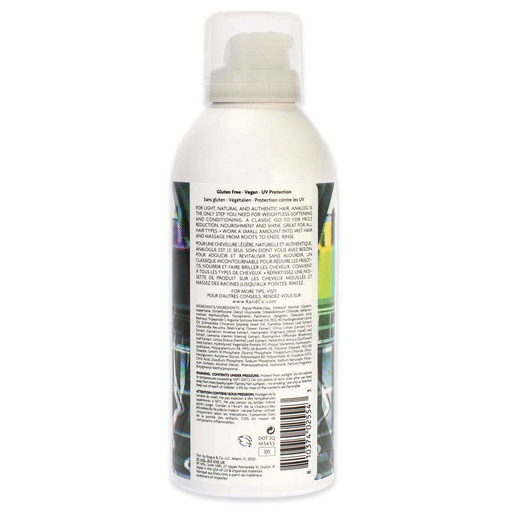 R+Co ANALOG foam dispensed on hand showing airy texture for easy application