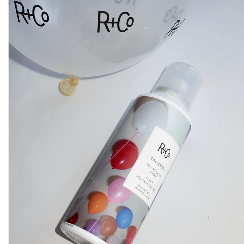 R+Co BALLOON on bathroom shelf styled in a daily routine scene