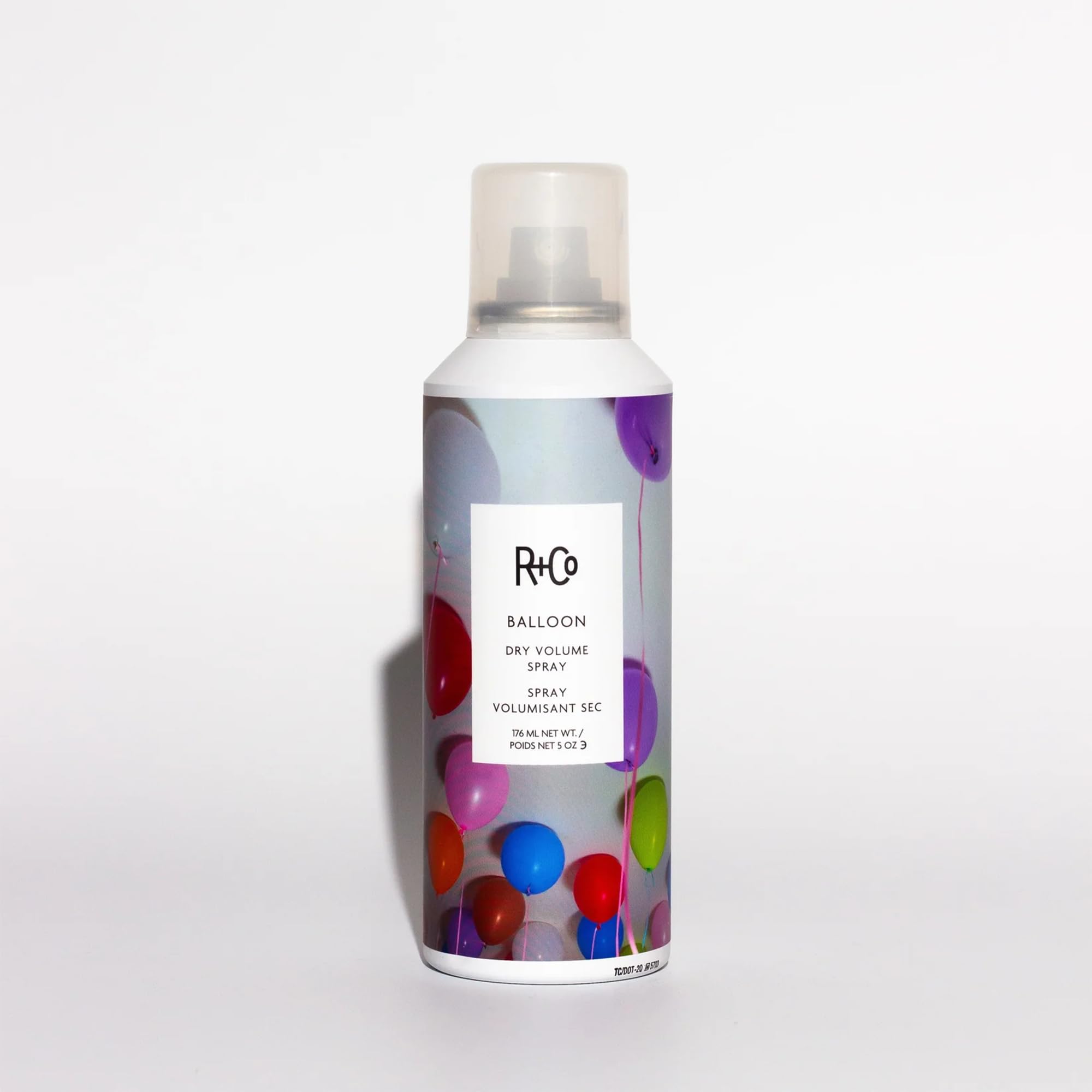 R+Co BALLOON spraying at roots demonstrating instant lift and volume