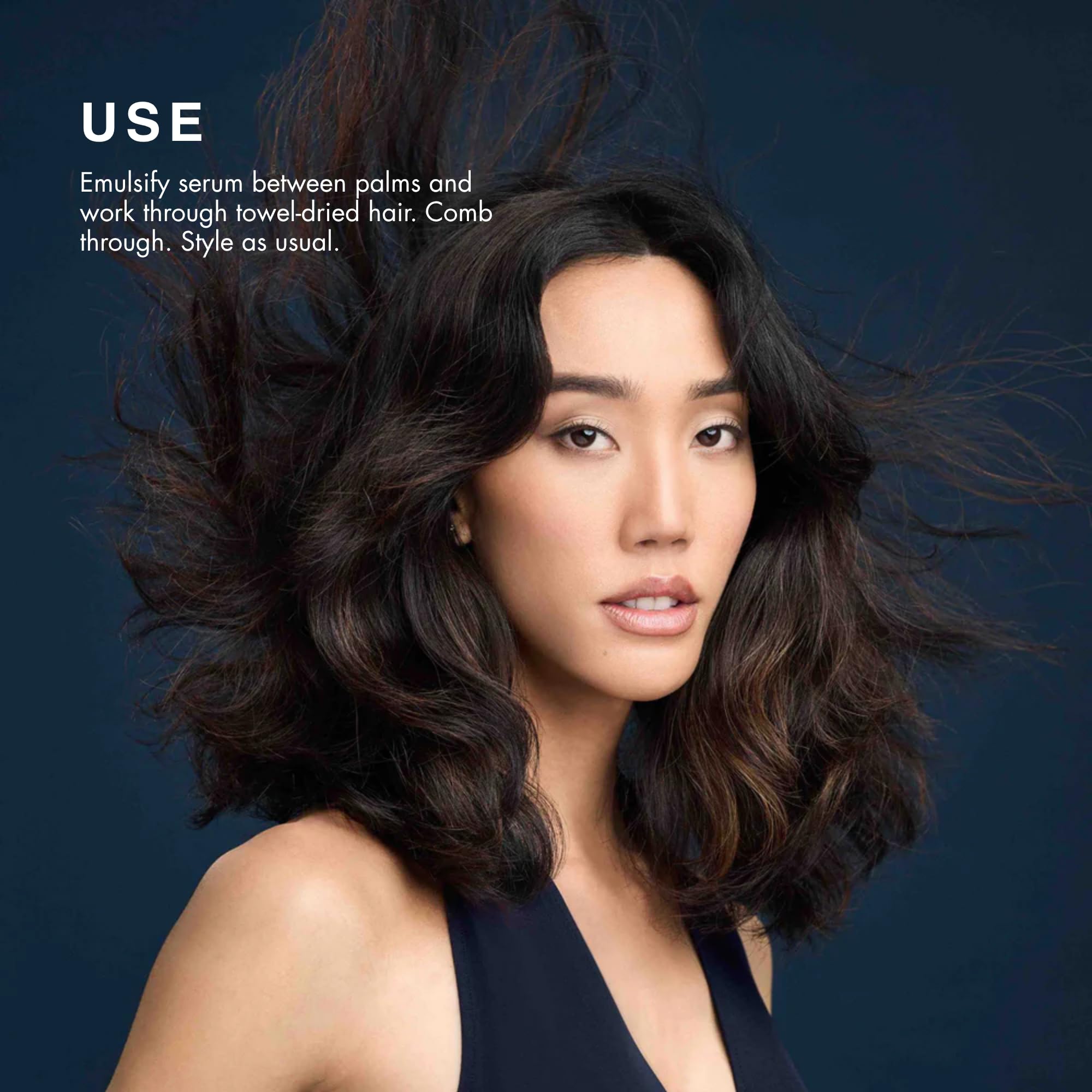 R+Co BLEU F‑Layer ends before and after showing visible smoothing benefit